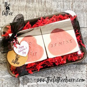 Valentines Gift Set Rose Lavender GoatMilk & Cream